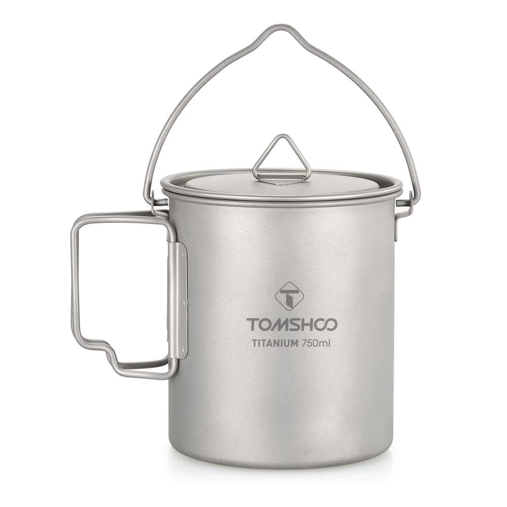 Кружка котелок титановая Tomshoo