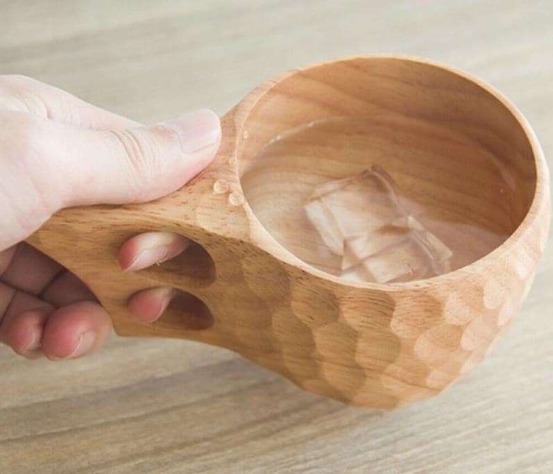 Чашка для напитков из дерева
